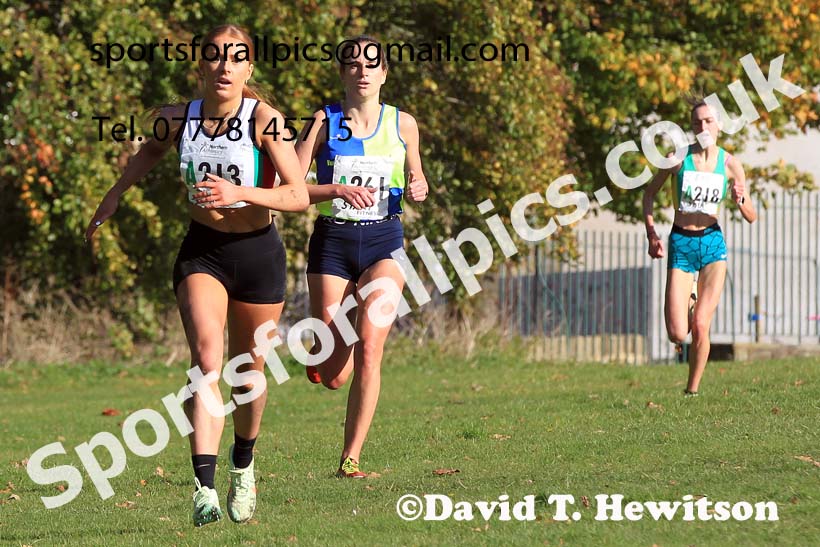 Senior womens 2022 Northern Cross Country Relays, Graves Park, Sheffield. Photo: David T. Hewitson/Sports for All Pics